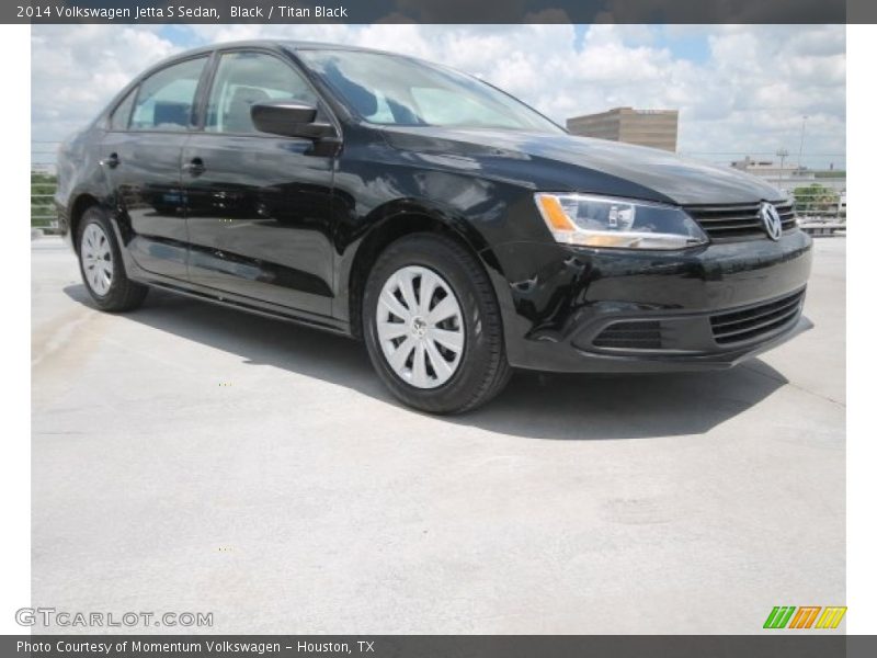 Black / Titan Black 2014 Volkswagen Jetta S Sedan