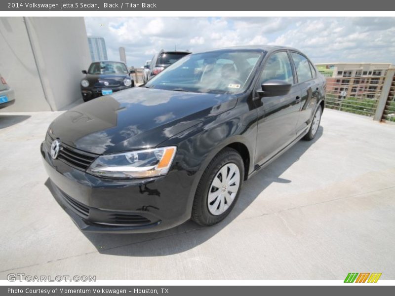 Black / Titan Black 2014 Volkswagen Jetta S Sedan