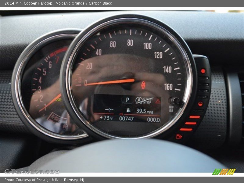 Volcanic Orange / Carbon Black 2014 Mini Cooper Hardtop