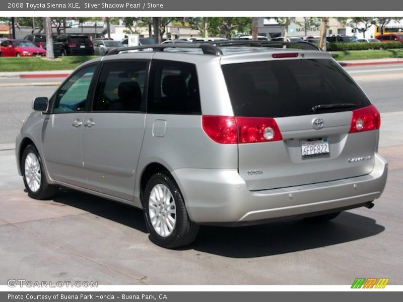 Silver Shadow Pearl / Stone 2008 Toyota Sienna XLE