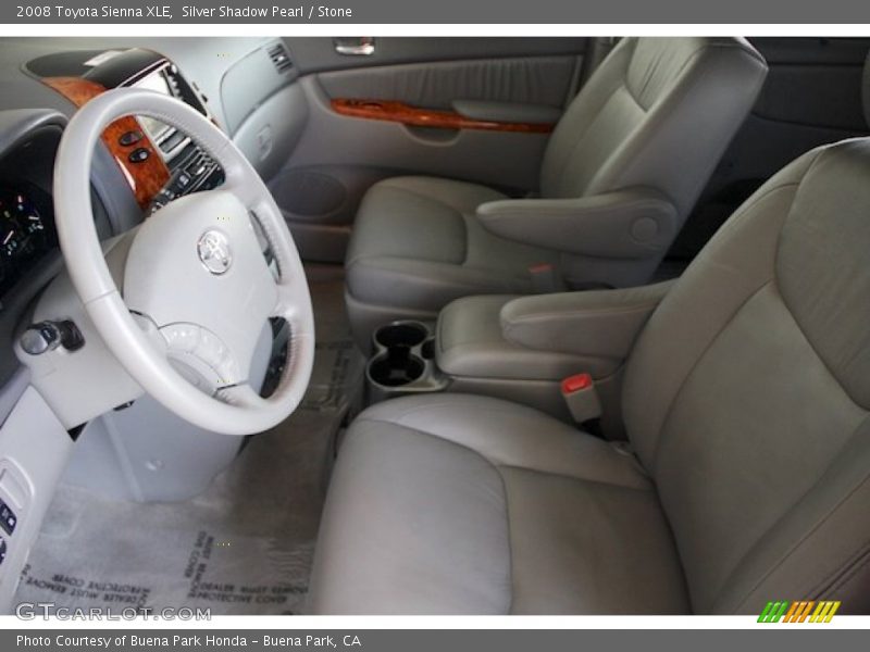 Silver Shadow Pearl / Stone 2008 Toyota Sienna XLE