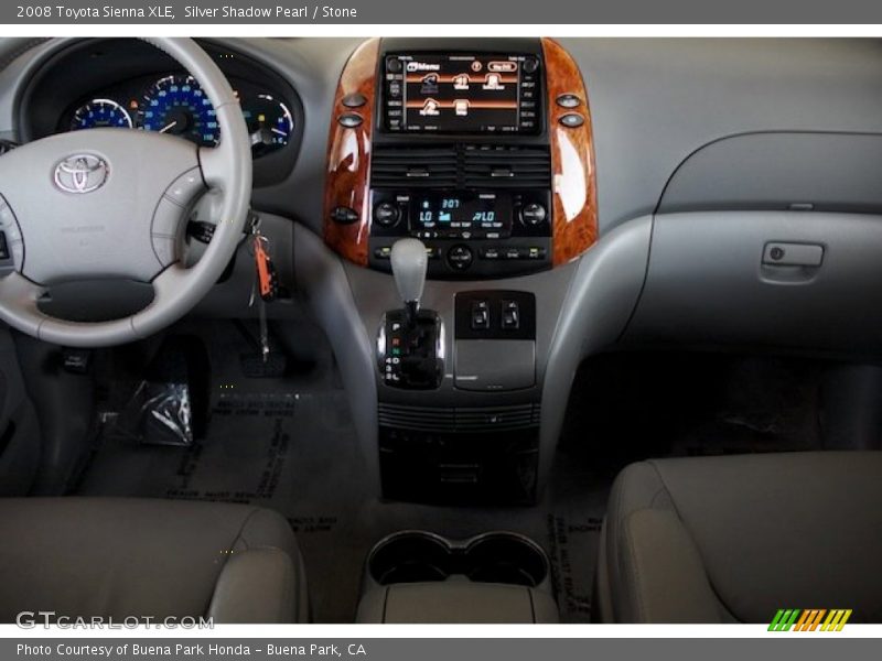 Silver Shadow Pearl / Stone 2008 Toyota Sienna XLE