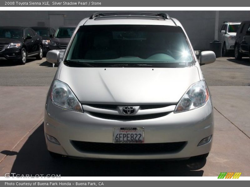Silver Shadow Pearl / Stone 2008 Toyota Sienna XLE