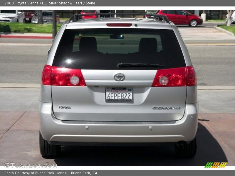 Silver Shadow Pearl / Stone 2008 Toyota Sienna XLE