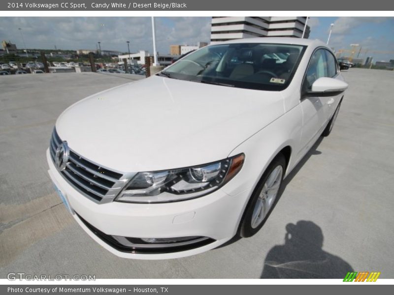 Candy White / Desert Beige/Black 2014 Volkswagen CC Sport