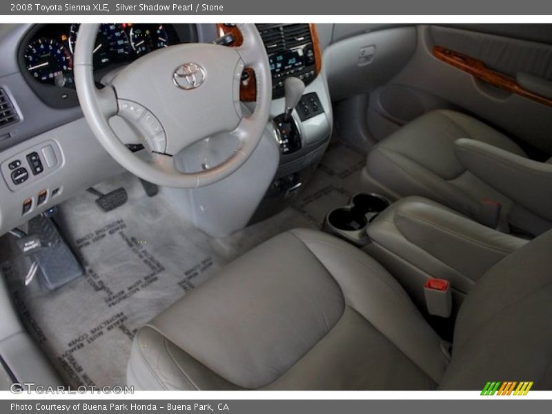 Silver Shadow Pearl / Stone 2008 Toyota Sienna XLE