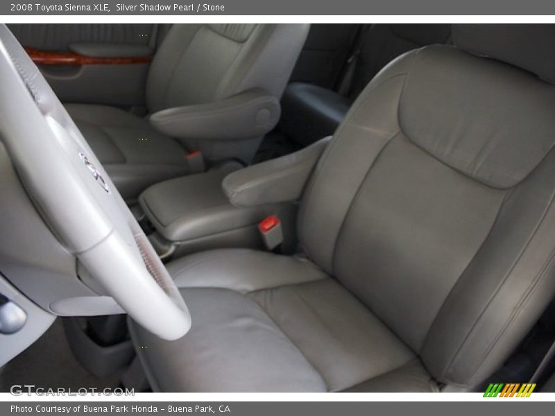 Silver Shadow Pearl / Stone 2008 Toyota Sienna XLE