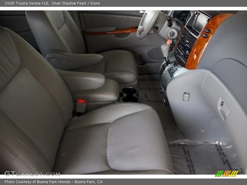 Silver Shadow Pearl / Stone 2008 Toyota Sienna XLE