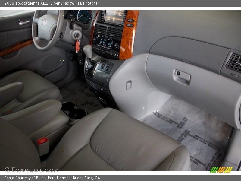 Silver Shadow Pearl / Stone 2008 Toyota Sienna XLE