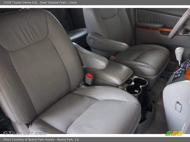 Silver Shadow Pearl / Stone 2008 Toyota Sienna XLE