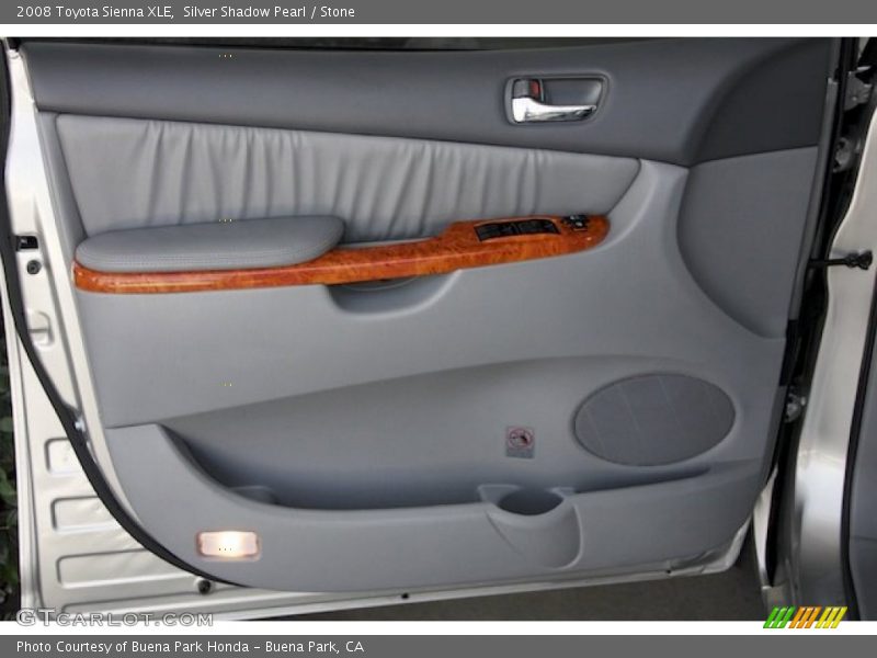 Silver Shadow Pearl / Stone 2008 Toyota Sienna XLE