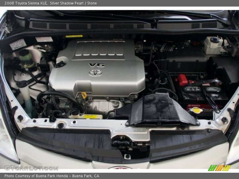 Silver Shadow Pearl / Stone 2008 Toyota Sienna XLE