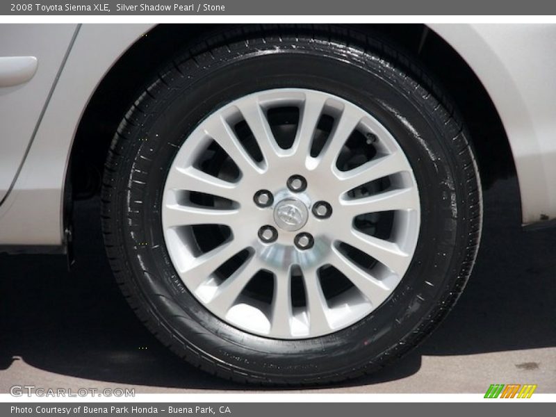 Silver Shadow Pearl / Stone 2008 Toyota Sienna XLE