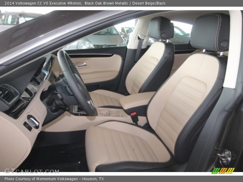Front Seat of 2014 CC V6 Executive 4Motion