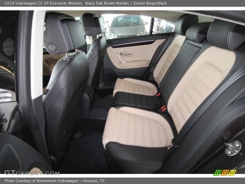 Rear Seat of 2014 CC V6 Executive 4Motion