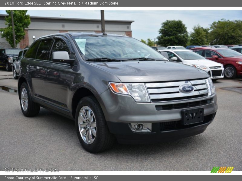 Sterling Grey Metallic / Medium Light Stone 2010 Ford Edge SEL