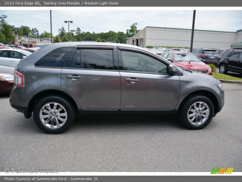 Sterling Grey Metallic / Medium Light Stone 2010 Ford Edge SEL