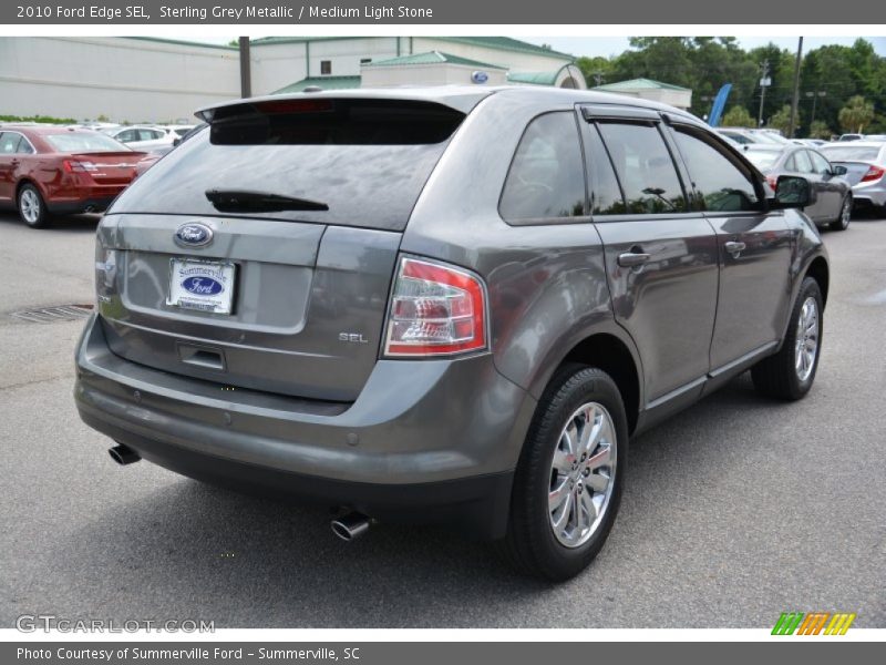 Sterling Grey Metallic / Medium Light Stone 2010 Ford Edge SEL