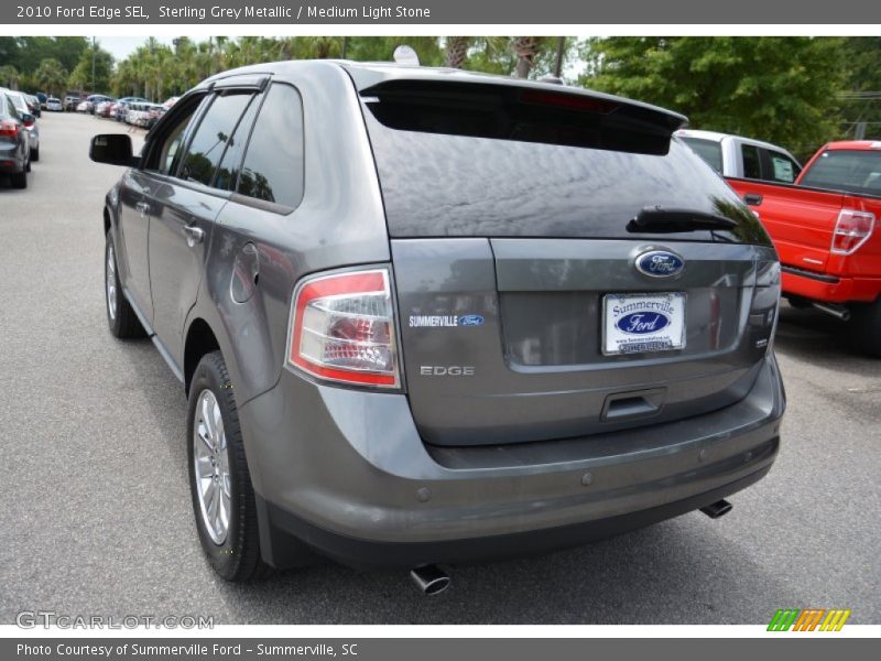 Sterling Grey Metallic / Medium Light Stone 2010 Ford Edge SEL