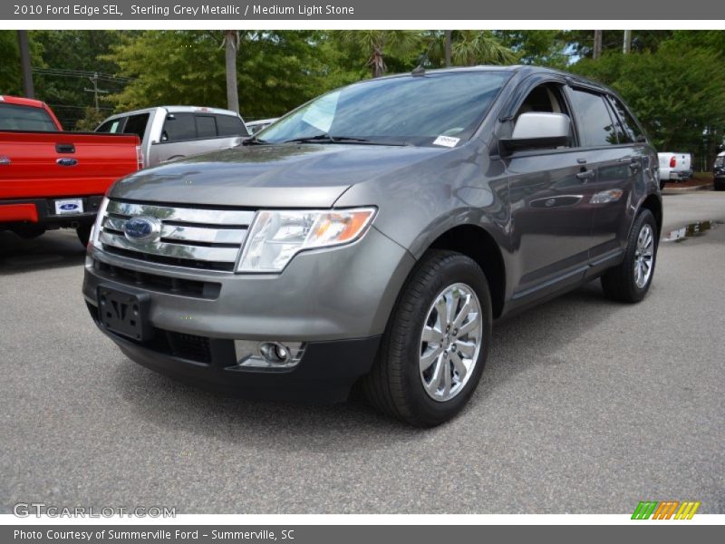 Sterling Grey Metallic / Medium Light Stone 2010 Ford Edge SEL