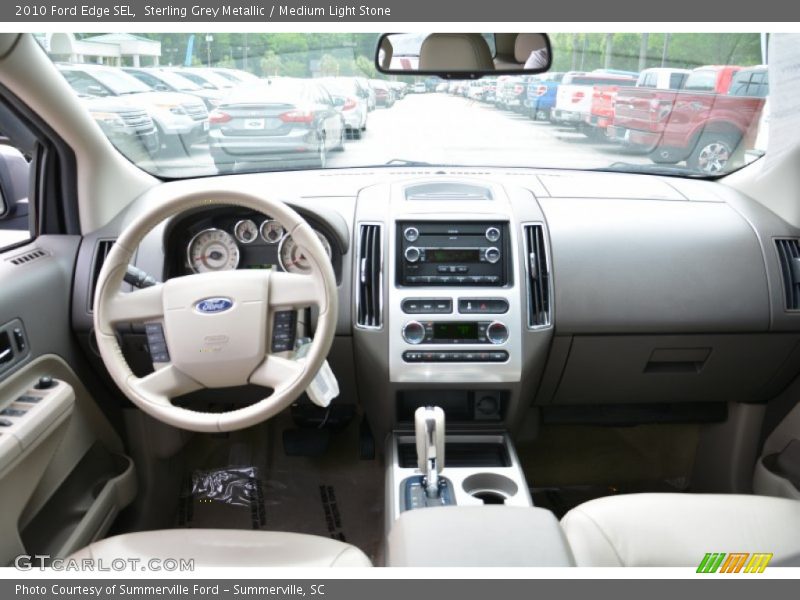 Sterling Grey Metallic / Medium Light Stone 2010 Ford Edge SEL