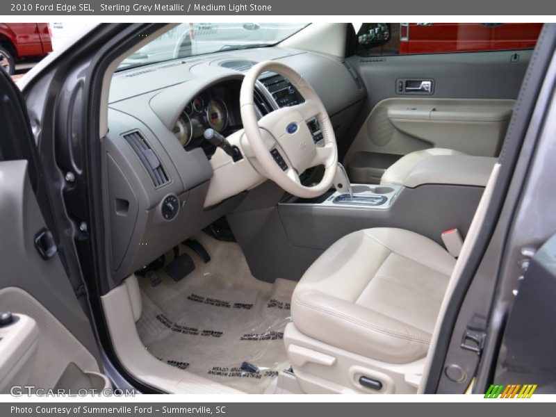 Sterling Grey Metallic / Medium Light Stone 2010 Ford Edge SEL
