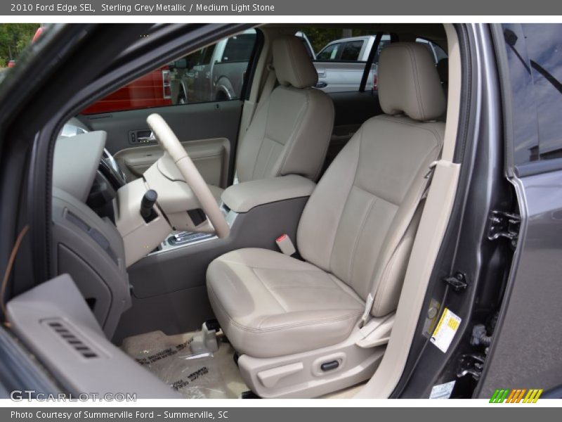 Sterling Grey Metallic / Medium Light Stone 2010 Ford Edge SEL