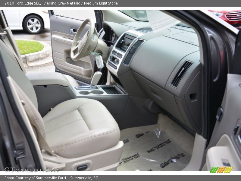 Sterling Grey Metallic / Medium Light Stone 2010 Ford Edge SEL