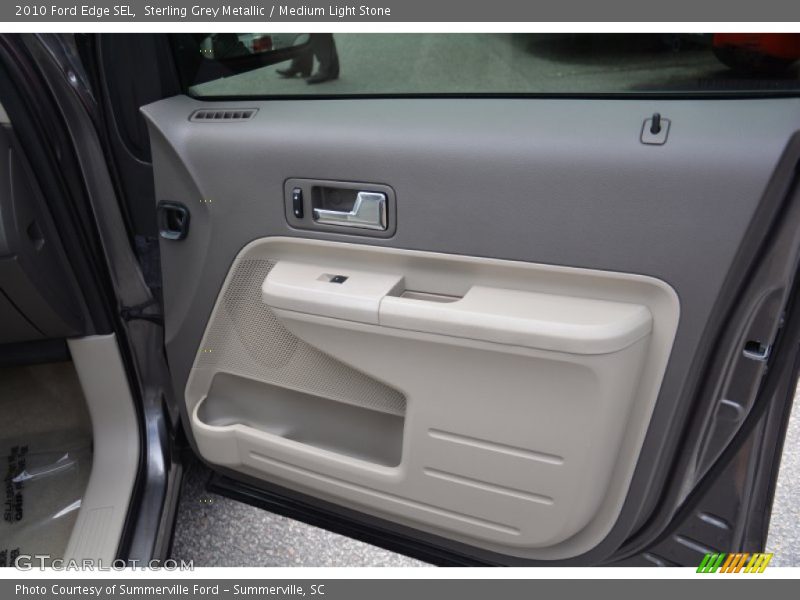 Sterling Grey Metallic / Medium Light Stone 2010 Ford Edge SEL