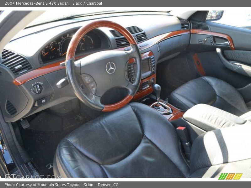 Black / Charcoal 2004 Mercedes-Benz S 430 Sedan