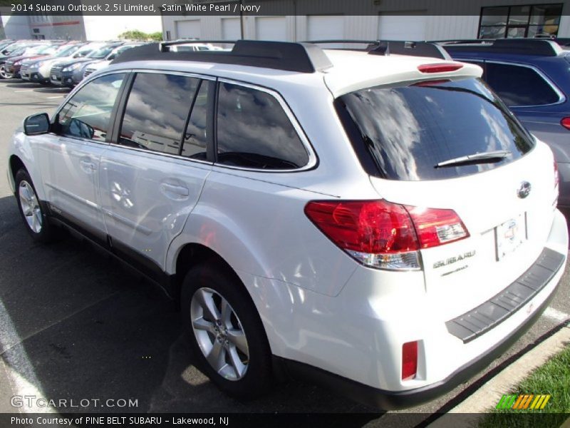 Satin White Pearl / Ivory 2014 Subaru Outback 2.5i Limited