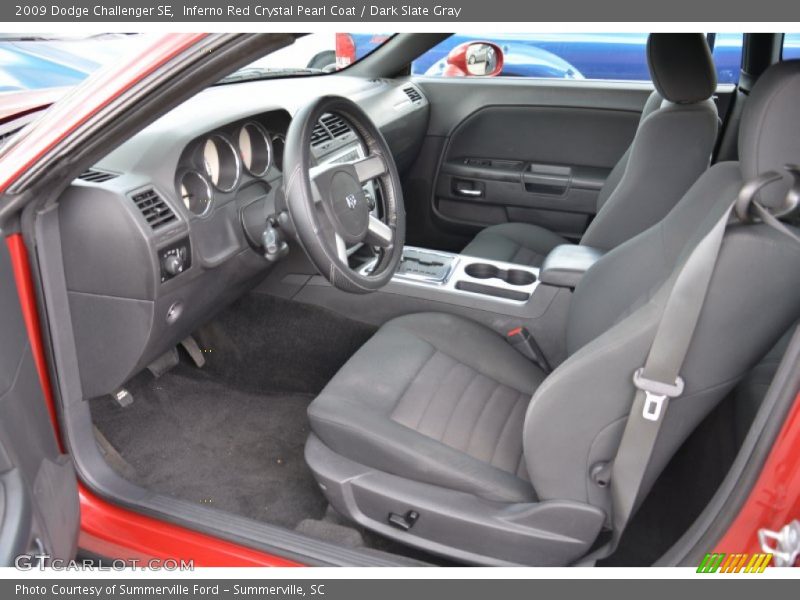 Dark Slate Gray Interior - 2009 Challenger SE 