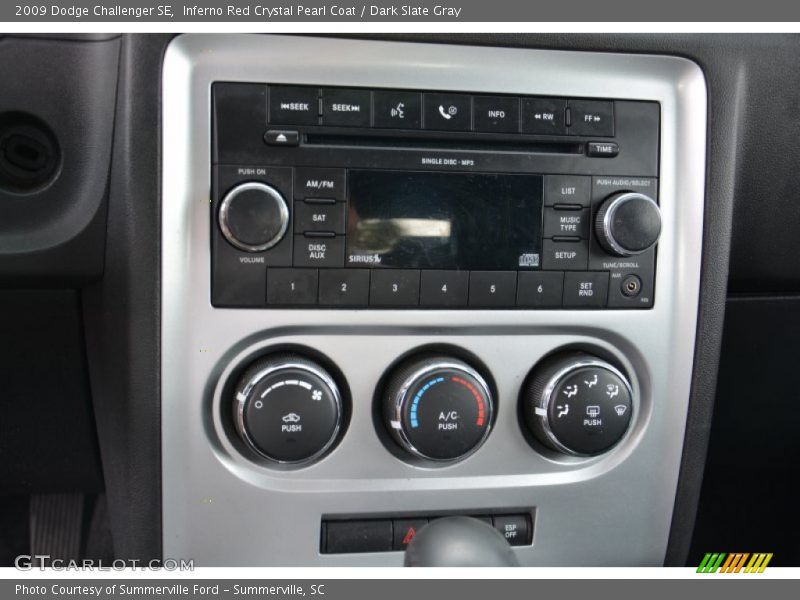 Controls of 2009 Challenger SE