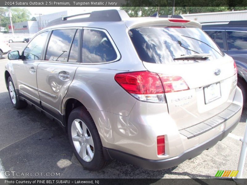 Tungsten Metallic / Ivory 2014 Subaru Outback 2.5i Premium