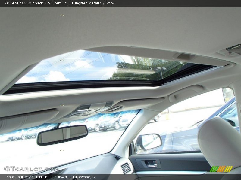 Tungsten Metallic / Ivory 2014 Subaru Outback 2.5i Premium
