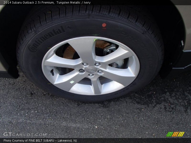 Tungsten Metallic / Ivory 2014 Subaru Outback 2.5i Premium