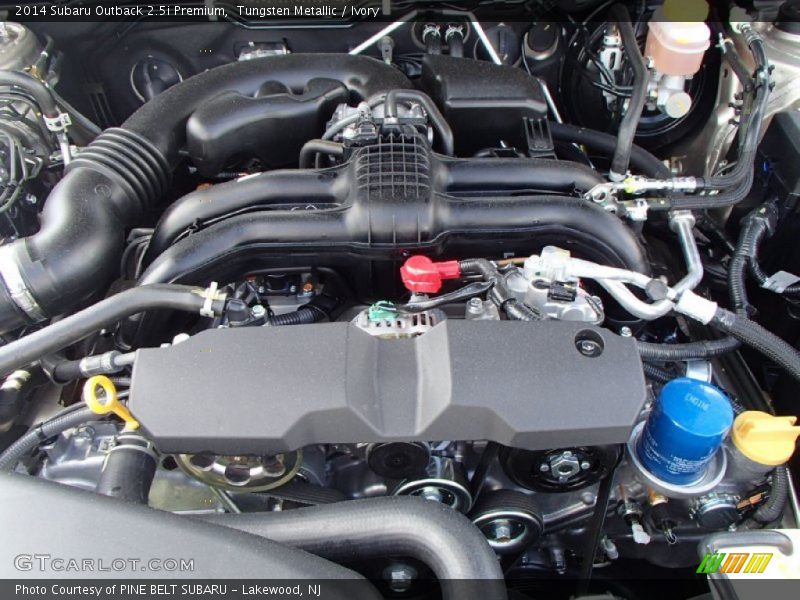 Tungsten Metallic / Ivory 2014 Subaru Outback 2.5i Premium