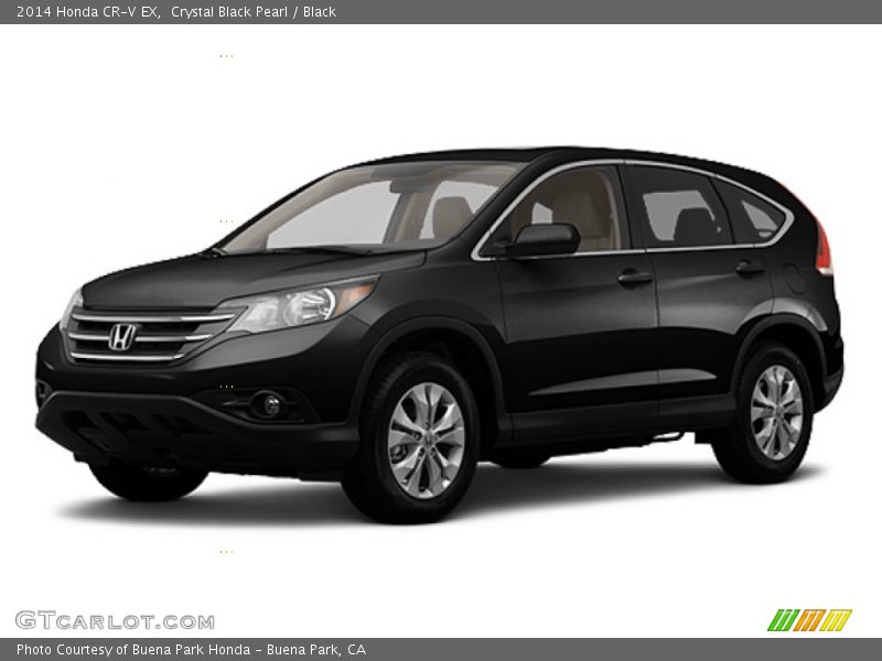 Crystal Black Pearl / Black 2014 Honda CR-V EX