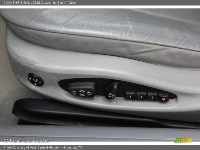 Jet Black / Grey 2000 BMW 3 Series 328i Coupe