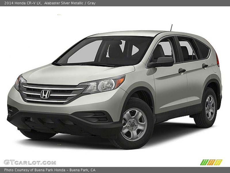 Alabaster Silver Metallic / Gray 2014 Honda CR-V LX