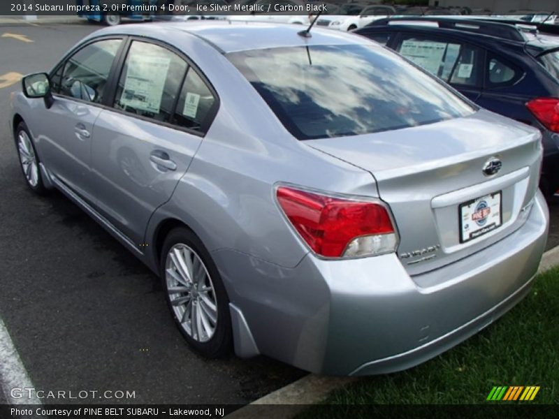 Ice Silver Metallic / Carbon Black 2014 Subaru Impreza 2.0i Premium 4 Door