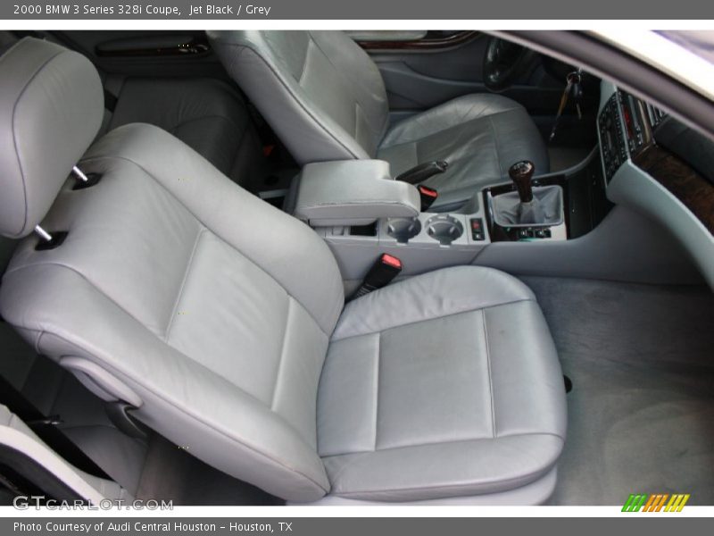 Jet Black / Grey 2000 BMW 3 Series 328i Coupe