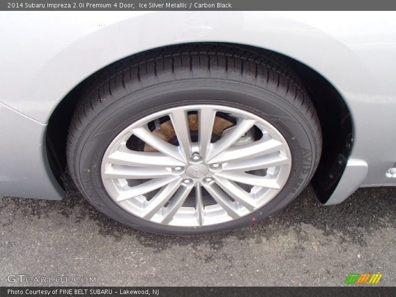 Ice Silver Metallic / Carbon Black 2014 Subaru Impreza 2.0i Premium 4 Door