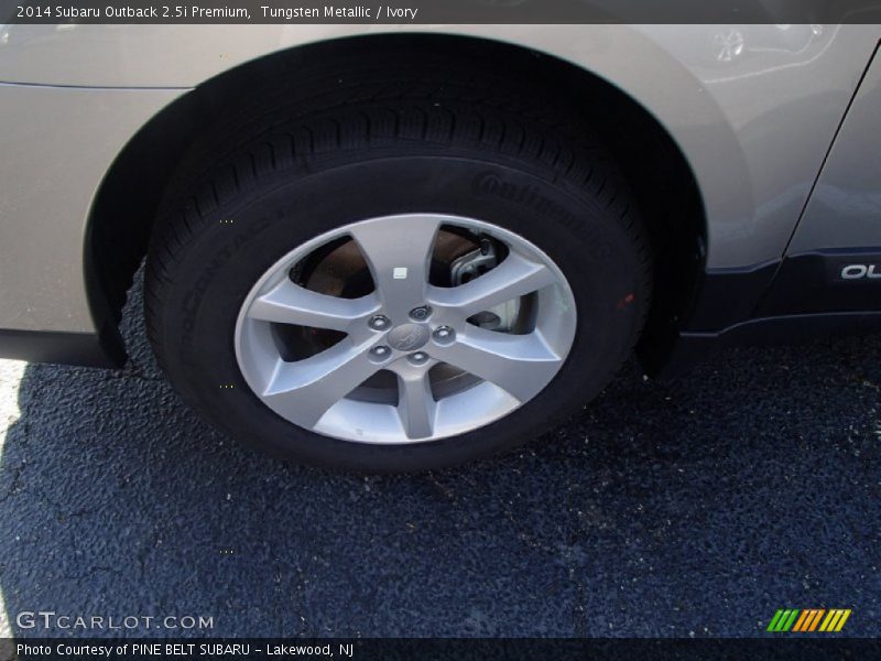 Tungsten Metallic / Ivory 2014 Subaru Outback 2.5i Premium