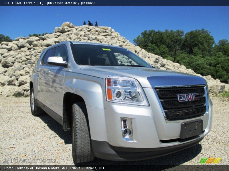 Quicksilver Metallic / Jet Black 2011 GMC Terrain SLE