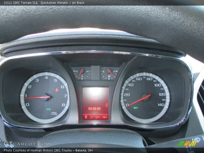 Quicksilver Metallic / Jet Black 2011 GMC Terrain SLE