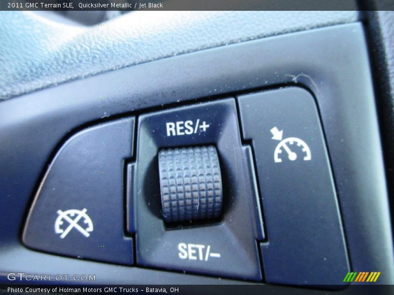 Quicksilver Metallic / Jet Black 2011 GMC Terrain SLE