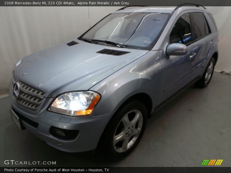 Alpine Rain Metallic / Ash Grey 2008 Mercedes-Benz ML 320 CDI 4Matic