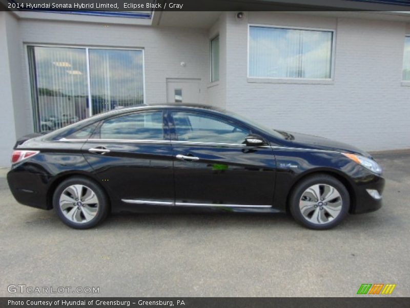 Eclipse Black / Gray 2014 Hyundai Sonata Hybrid Limited