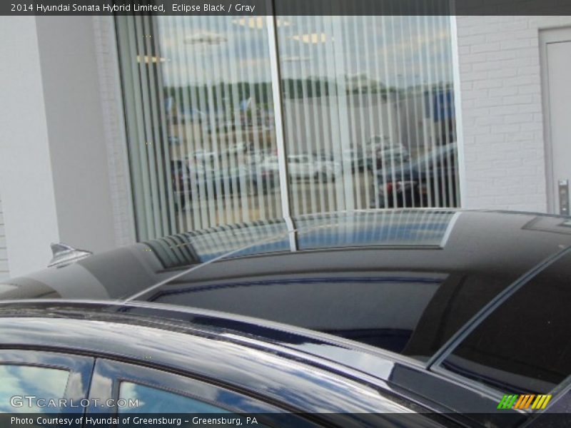 Eclipse Black / Gray 2014 Hyundai Sonata Hybrid Limited